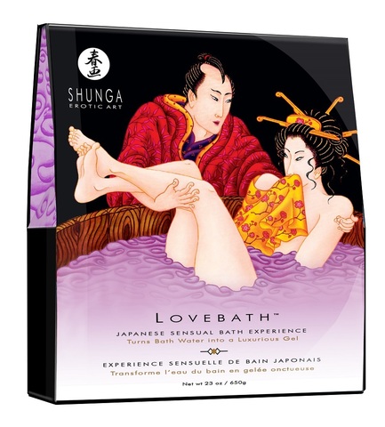 Порошок для принятия ванны Lovebath Чувственный лотос, 650 гр