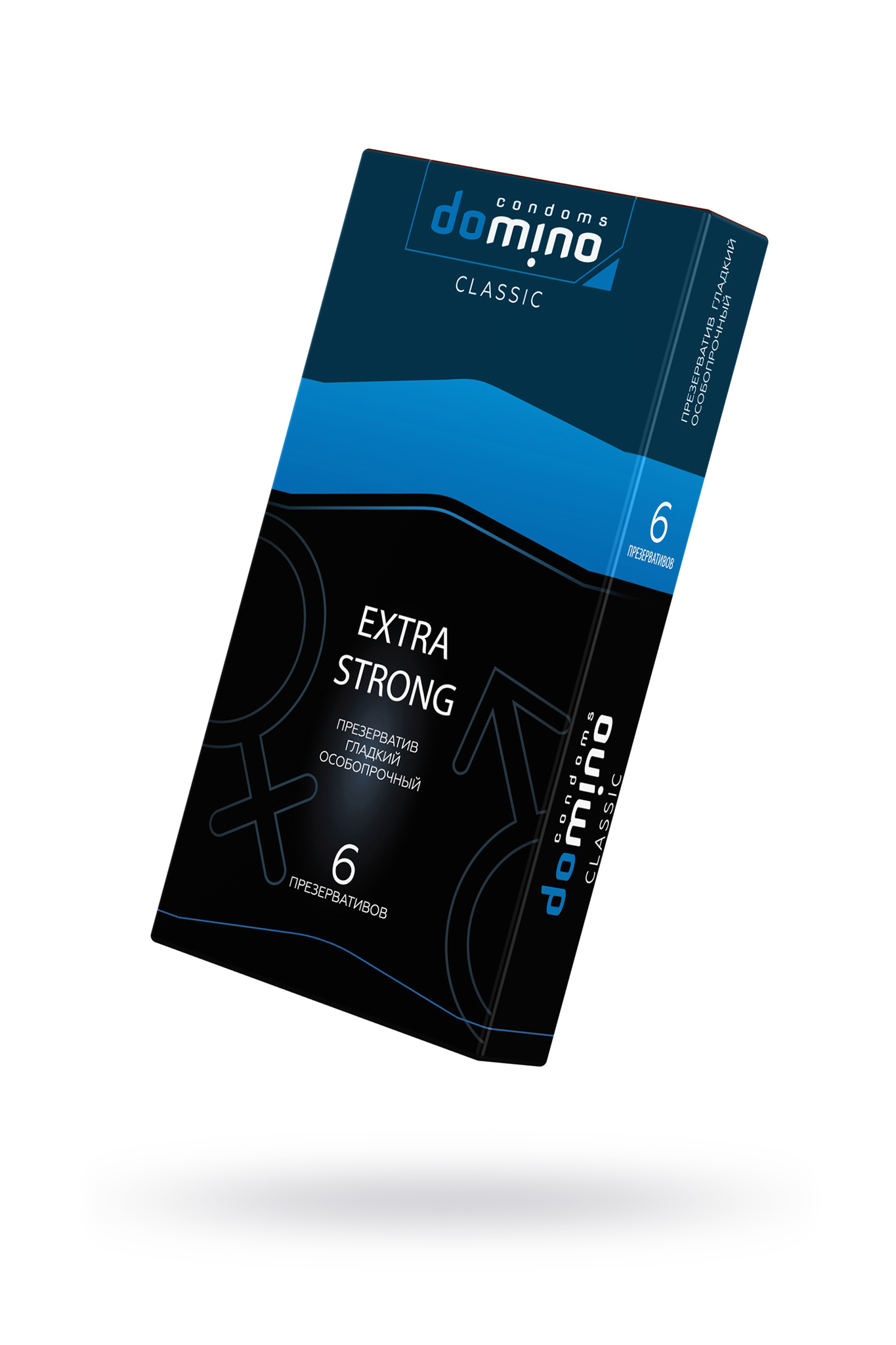 Презервативы Luxe DOMINO CLASSIC Extra Strong 6 шт, 18 см фото