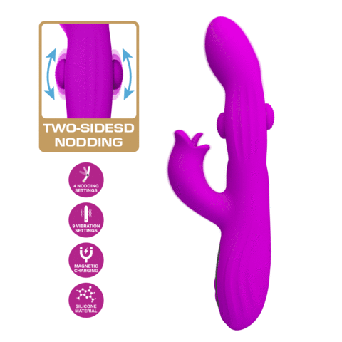 Вибромассажёр-кролик со стимуляцией точки G Yalanda