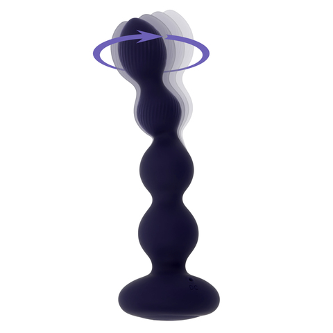 Анальная елочка с вибрацией и вращением Pleasure Orbit