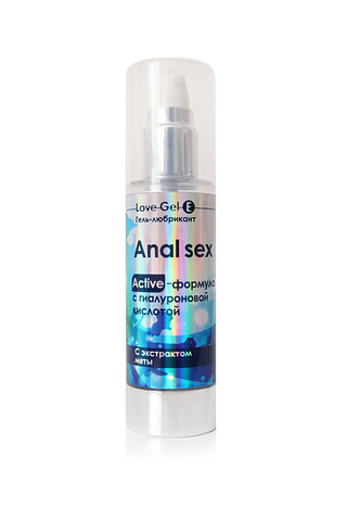 Гель-лубрикант ANAL SEX, с гиалуроновой кислотой, c экстрактом мяты 55г