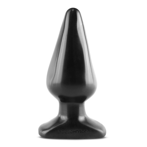 Анальная пробка черная большая Butt Plugs Smooth Classic Large - Black