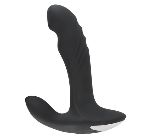 Вибромассажер простаты с функцией римминга и мануального массажа Rebel Plug with Perineum Stimulator