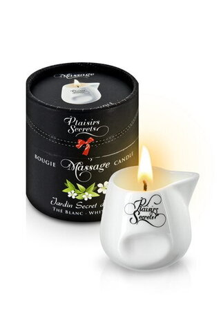 Свеча с массажным маслом, Белый чай, 80 мл. MASSAGE CANDLE WHITE TEA