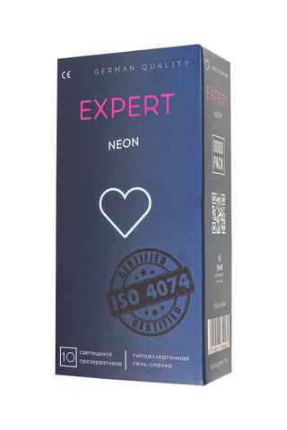 Презервативы EXPERT Neon Germany 10шт. (светящиеся)