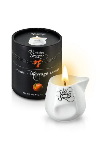 Свеча с массажным маслом, Персик, 80 мл. MASSAGE CANDLE PEACH