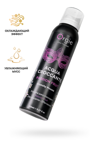 Шипучая пена для массажа Orgie Acqua Croccante Passion Fruit, аромат маракуйя, 150 мл