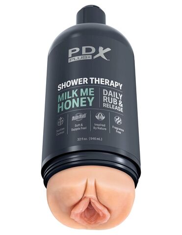 Мастурбатор Shower Therapy - Milk Me Honey - Light
