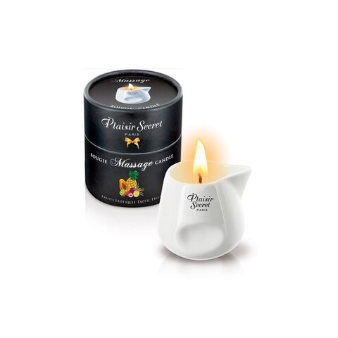 MASSAGE CANDLE EXOTIC FRUITS 80ML Свеча с массажным маслом Экзотические фрукты 80 мл