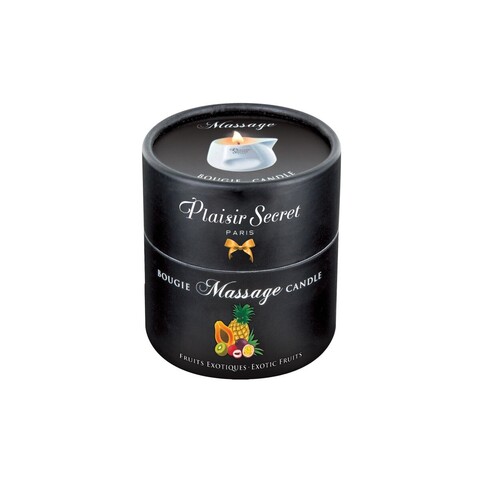 MASSAGE CANDLE EXOTIC FRUITS 80ML Свеча с массажным маслом Экзотические фрукты 80 мл