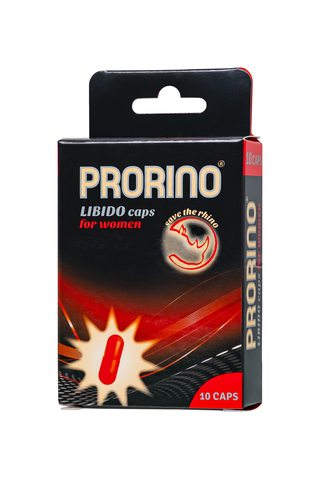 Энергетические капсулы Ero Prorino black line Libido для женщин, 10 шт.