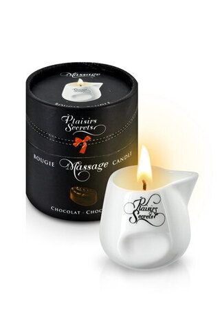 Свеча с массажным маслом, Шоколад, 80 мл. MASSAGE CANDLE CHOCOLATE