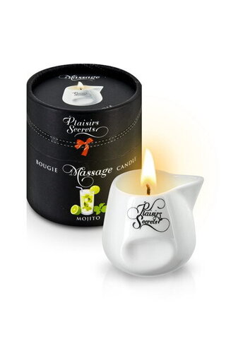 Свеча с массажным маслом, Мохито, 80 мл. MASSAGE CANDLE MOJITO