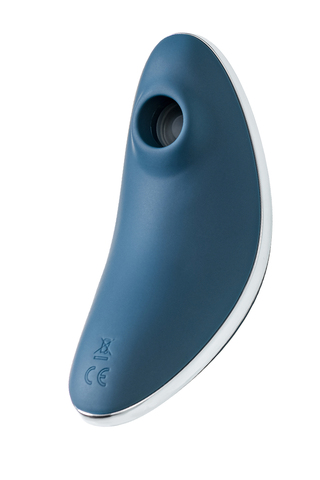 Вакуум-волновой бесконтактный стимулятор клитора Satisfyer Vulva Lover 1, силикон, синий, 11,9 см
