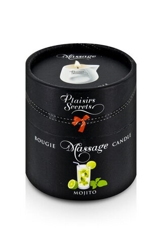 Свеча с массажным маслом, Мохито, 80 мл. MASSAGE CANDLE MOJITO