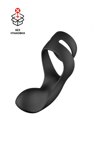 Вибростимулятор промежности с двойным кольцом SVAKOM BENEDICT, черный (в пакете)