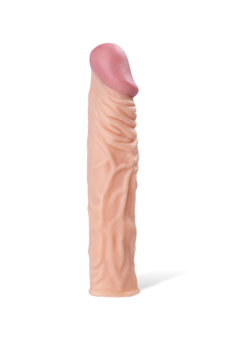 Насадка на пенис TOYFA A-Toys  , SoftSkin, Телесный, 19,5 см