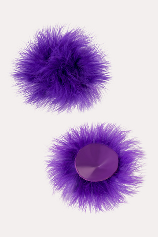 Пэстис Erolanta Cyndi, круглые, с пухом, фиолетовый