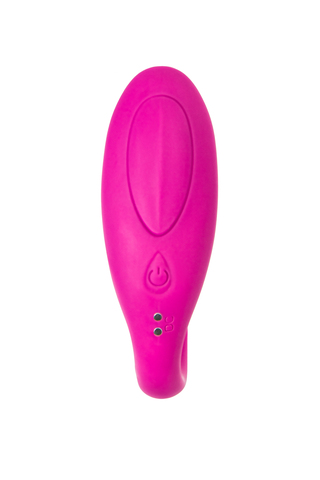 Вибратор для пар A-Toys by TOYFA Dolphy, силикон, розовый, 9,6 см