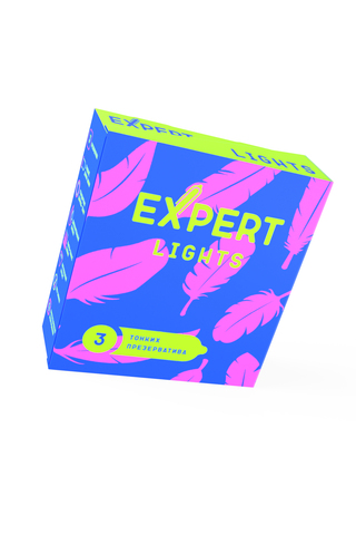 Презервативы EXPERT Lights, ультратонкие, 3 шт