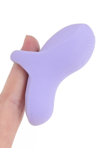 Вибромассажёр на палец Fuzu Sensa, лиловый
