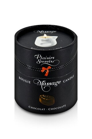 Свеча с массажным маслом, Шоколад, 80 мл. MASSAGE CANDLE CHOCOLATE