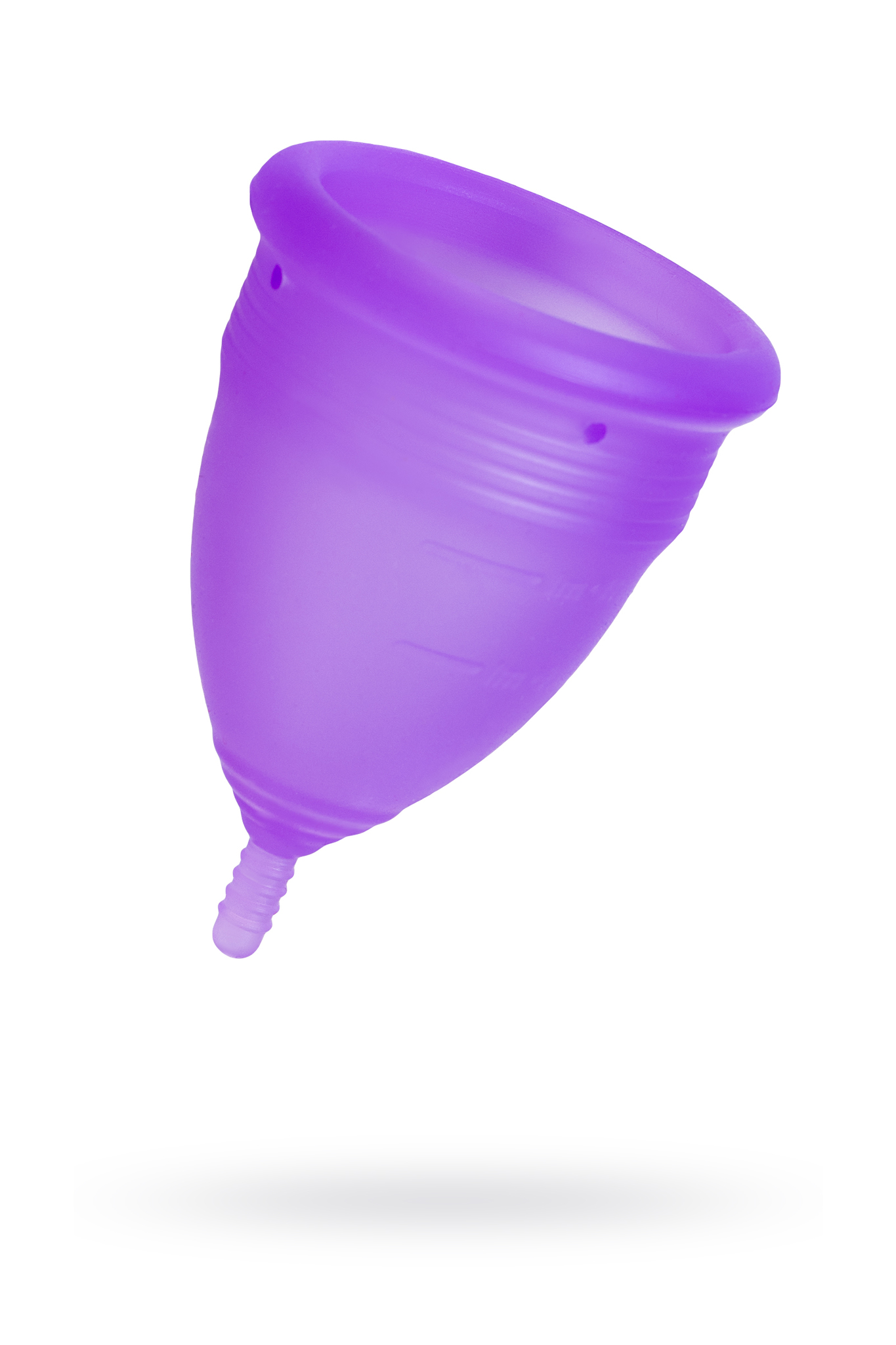 Гигиеническая менструальная чаша Eromantica, силикон, фиолетовый, S фото