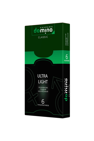 Презервативы Luxe DOMINO CLASSIC Ultra Light 6 шт, 18 см