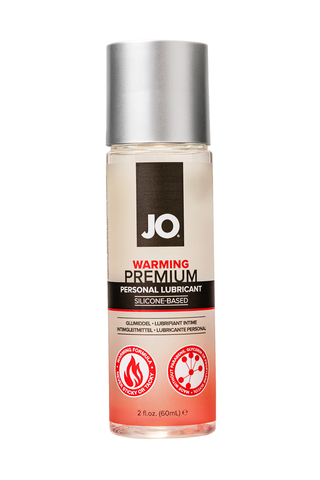 Классический лубрикант на силиконовой основе JO Premium WARMING, разогревающий, 60 мл