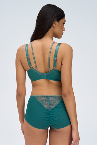 Классические трусики-слип Chiara Gold с высокой талией и широким бочком. Ластовица хлопковая.