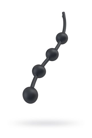 Анальные шарики Mystim Booty Garland S, электростимуляция, силикон, 14 см, Ø 3,5 см