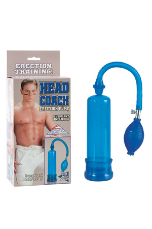 Ручная вакуумная помпа для мужчин с насосом в виде груши Head Coach Erection Pump фото