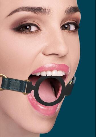 Кляп с креплением Ouch Ouch! - Silicone Ring Gag - Green