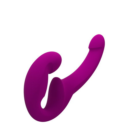 Анатомический безремневой страпон FF SHARE LITE (фиолетовый)