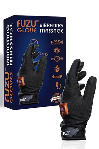 Виброперчатка для массажа Fuzu Vibrating massage glove, левая