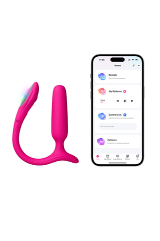 Анальный вибратор с клиторальной стимуляцией LOVENSE Lush Anal