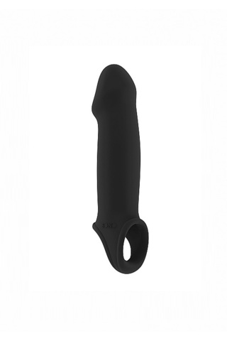 Увеличивающая насадка на пенис закрытого типа No.33 - Stretchy Penis Extension - Black