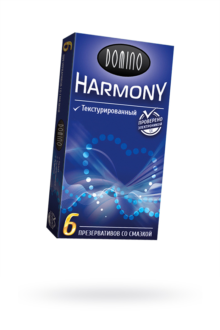 Презервативы Luxe DOMINO HARMONY Текстурированный 6 шт. в упаковке фото