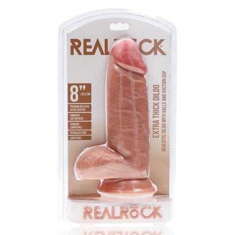 Фалоимитатор из ПВХ Extra Thick Straight with Balls 8 / 20,3 cm