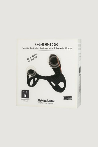Gladiator + LRS  эрекционная насадка кольцо с пультом управления