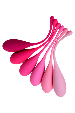 Набор вагинальных шариков Eromantica K-ROSE, силикон, розовый, 6 шт