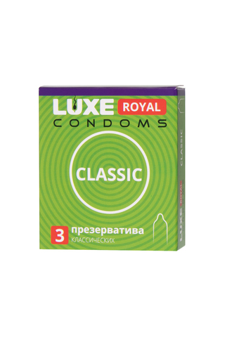 Презервативы LUXE ROYAL Classic 3шт, 18 см