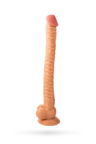 Реалистичный фаллоимитатор TOYFA RealStick Nude, PVC, телесный, 40 см